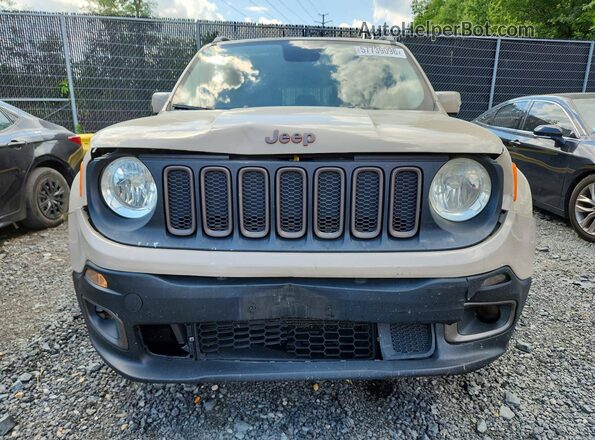 ZACCJABT0GPC62015 2016 JEEP RENEGADE Tan Դիմացի տեսք
