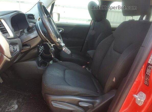 ZACCJABT0GPE14147 2016 JEEP RENEGADE Red წინა სალონის ხედი