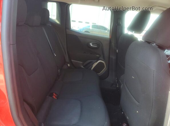 ZACCJABT0GPE14147 2016 JEEP RENEGADE Red უკანა სავარძლების ხედი