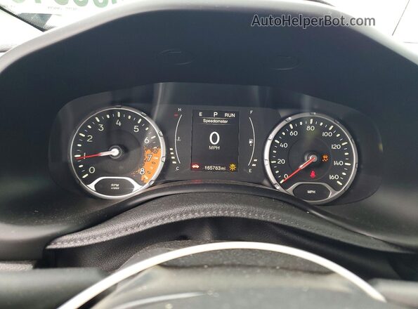 ZACCJABT2GPE36585 2016 JEEP RENEGADE Black Instrument cluster view