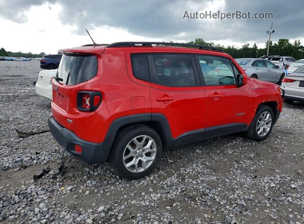 ZACCJABT6GPD64161 2016 JEEP RENEGADE Red უკანა მარჯვენა