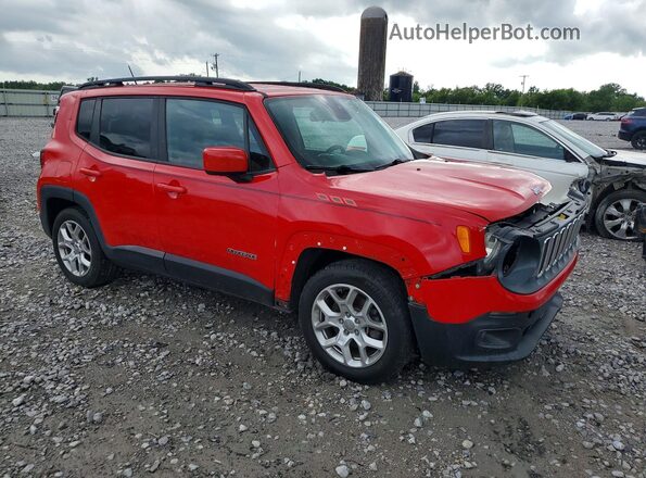 ZACCJABT6GPD64161 2016 JEEP RENEGADE Red წინა მარჯვენა
