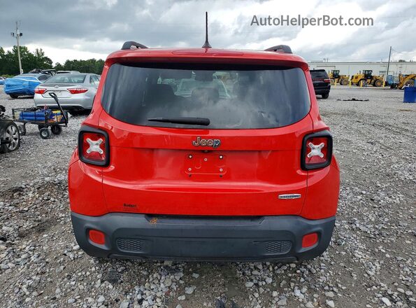 ZACCJABT6GPD64161 2016 JEEP RENEGADE Red უკანა ხედი