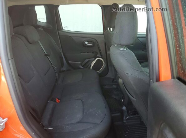ZACCJABT6GPE18316 2016 JEEP RENEGADE Orange უკანა სალონის ხედი