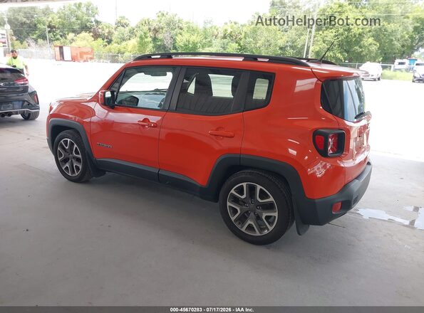 ZACCJABT7GPC54848 2016 JEEP RENEGADE Orange უკანა მარცხენა
