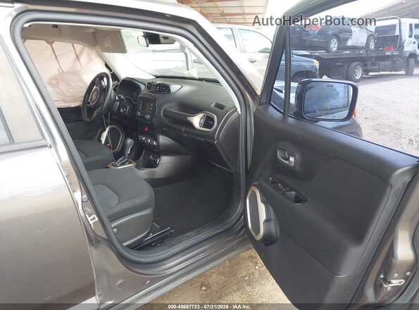 ZACCJABT7GPE34847 2016 JEEP RENEGADE Gray Front interior view