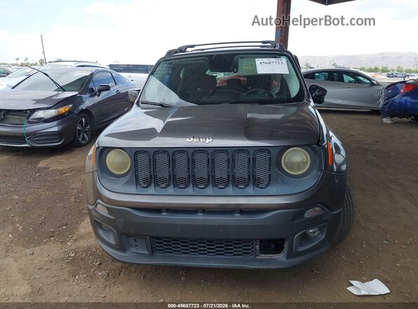 ZACCJABT7GPE34847 2016 JEEP RENEGADE Gray Instrument cluster view