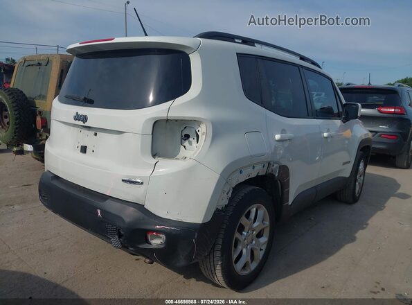 ZACCJABT8GPC48847 2016 JEEP RENEGADE Белый Задняя правая четверть