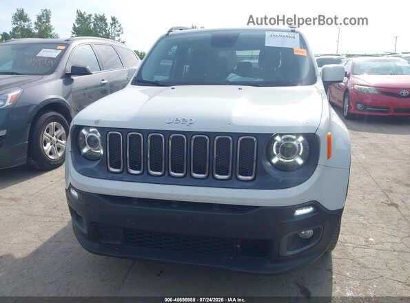 ZACCJABT8GPC48847 2016 JEEP RENEGADE Белый Вид задней части салона