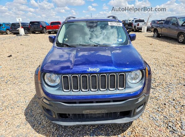 ZACCJABT8GPC95604 2016 JEEP RENEGADE Blue Դիմացի տեսք