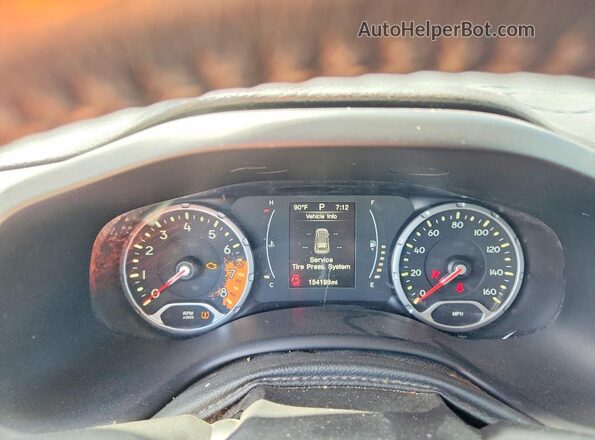 ZACCJABT8GPC95604 2016 JEEP RENEGADE Blue Սարքավորումների վահանակի տեսք