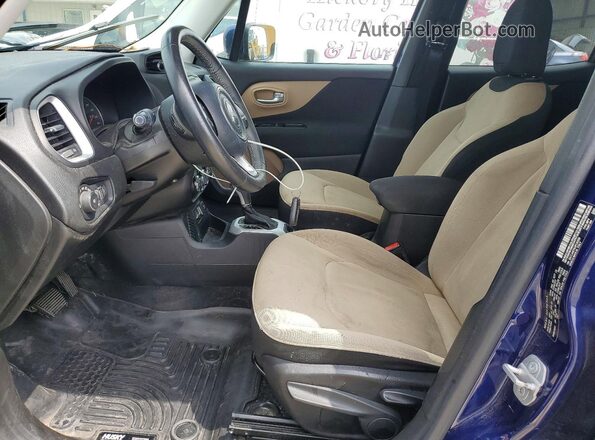 ZACCJABT9GPC43558 2016 JEEP RENEGADE Blue Սալոնի դիմացի տեսք