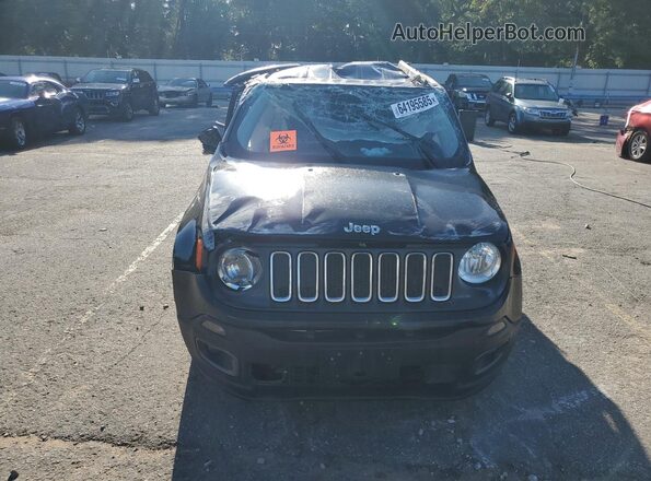 ZACCJABTXGPE34034 2016 JEEP RENEGADE Black Вид спереду