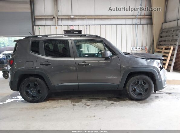 ZACCJABW4GPD08004 2016 JEEP RENEGADE Gray უკანა სალონის ხედი