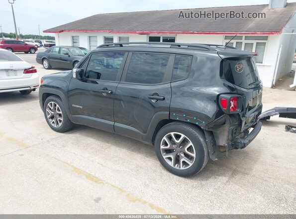 ZACCJABW5GPC93626 2016 JEEP RENEGADE Black Հետևի ձախ