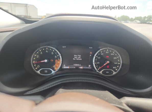 ZACCJADB6HPF09043 2017 JEEP RENEGADE White Սարքավորումների վահանակի տեսք