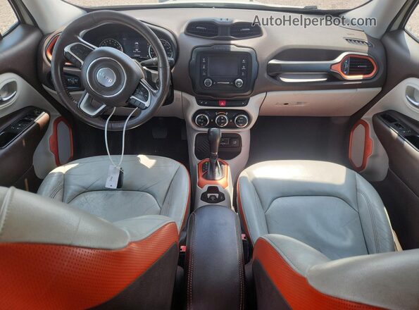 ZACCJADB6HPF09043 2017 JEEP RENEGADE White Առջևի վահանակի տեսք
