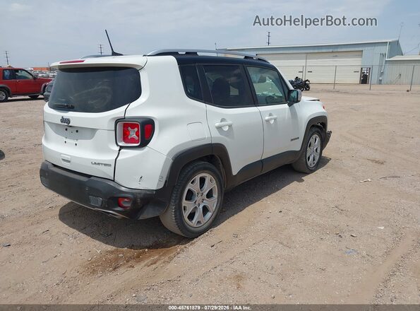 ZACCJADB7JPG67347 2018 JEEP RENEGADE White Trasero derecho
