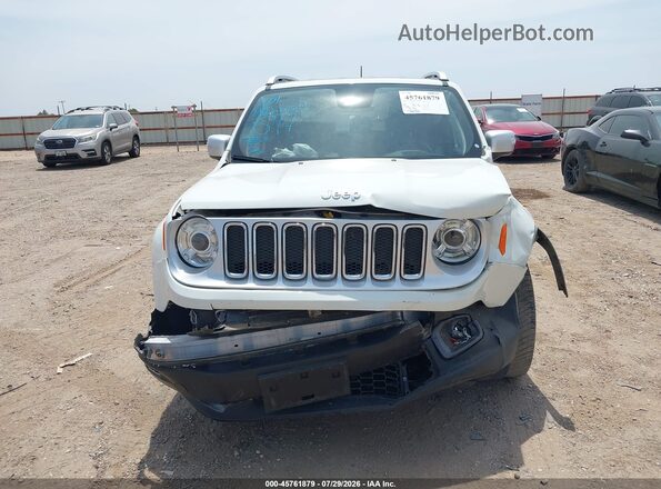 ZACCJADB7JPG67347 2018 JEEP RENEGADE White Vista del cuadro de instrumentos