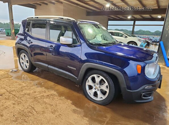 ZACCJADT3GPC63270 2016 JEEP RENEGADE Синий Передняя правая четверть