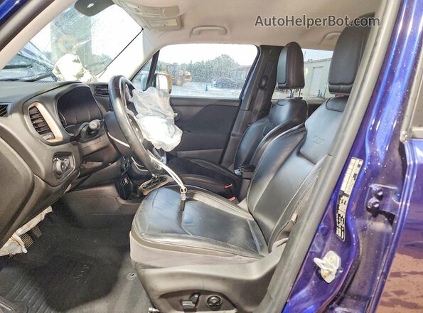 ZACCJADT3GPC63270 2016 JEEP RENEGADE Синий Вид салона спереди