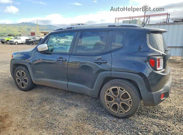 ZACCJADT5GPC84198 2016 JEEP RENEGADE Black უკანა მარცხენა