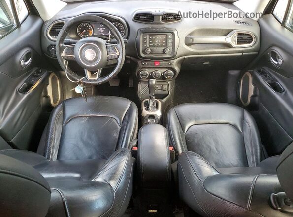 ZACCJADT5GPC84198 2016 JEEP RENEGADE Black წინა პანელის ხედი