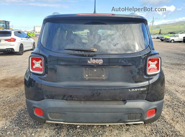ZACCJADT5GPC84198 2016 JEEP RENEGADE Black უკანა ხედი