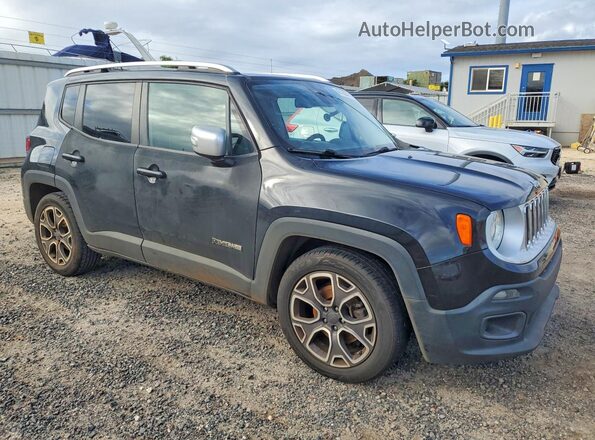 ZACCJADT5GPC84198 2016 JEEP RENEGADE Black წინა მარჯვენა