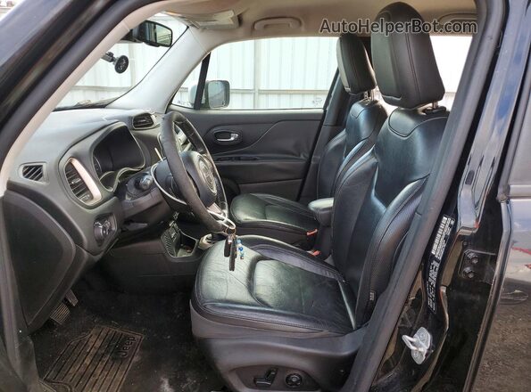 ZACCJADT5GPC84198 2016 JEEP RENEGADE Black წინა სალონის ხედი