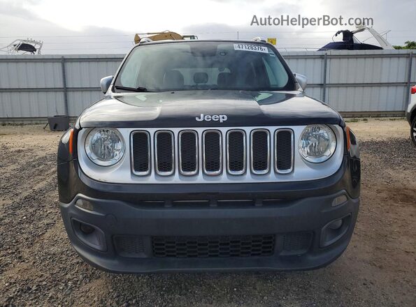 ZACCJADT5GPC84198 2016 JEEP RENEGADE Black წინა ხედი