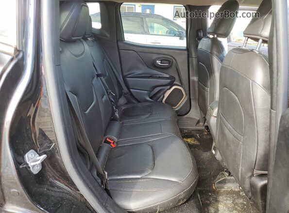 ZACCJADT5GPC84198 2016 JEEP RENEGADE Black უკანა სალონის ხედი