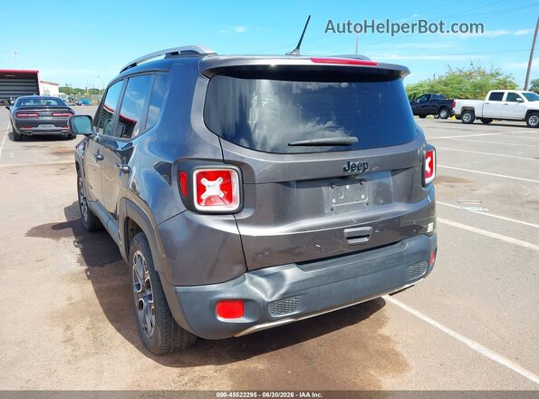 ZACCJADT5GPC87585 2016 JEEP RENEGADE Gray წინა ხედი