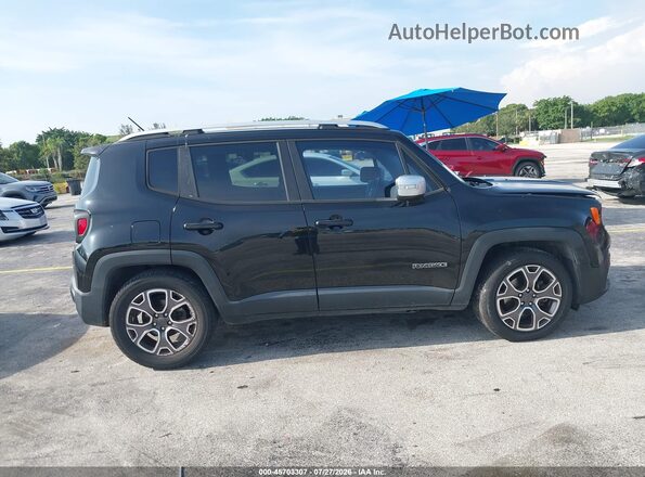 ZACCJADT5GPD02912 2016 JEEP RENEGADE Black Սալոնի հետևի տեսք