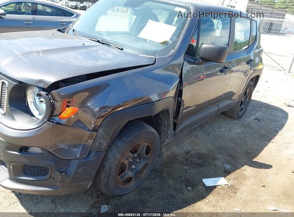 ZACCJBAB0HPF46356 2017 JEEP RENEGADE Gray Widok z przodu