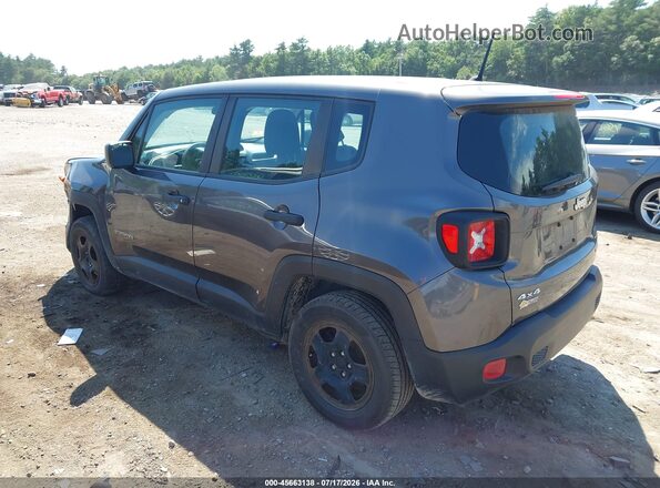 ZACCJBAB0HPF46356 2017 JEEP RENEGADE Gray Tył lewy