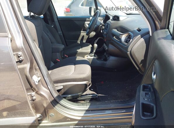 ZACCJBAB0HPF46356 2017 JEEP RENEGADE Gray Widok wnętrza z przodu