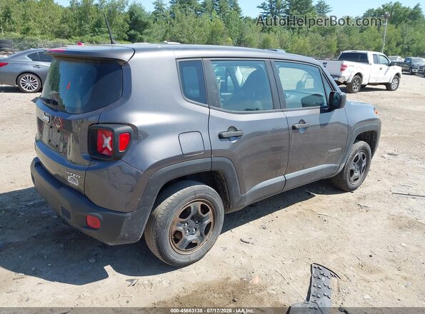 ZACCJBAB0HPF46356 2017 JEEP RENEGADE Gray Tył prawy