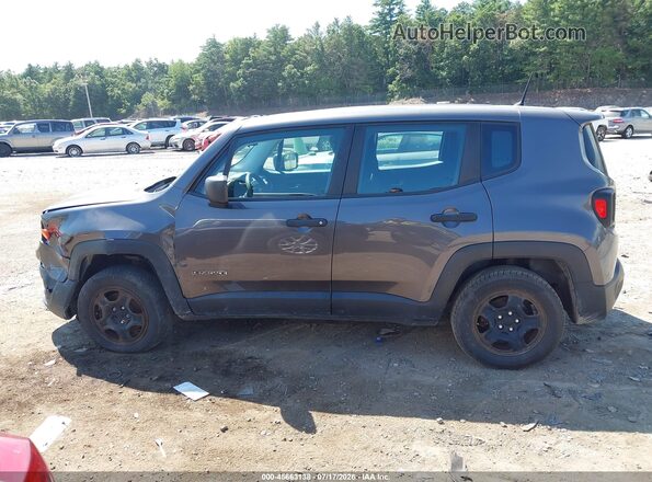ZACCJBAB0HPF46356 2017 JEEP RENEGADE Gray Widok wnętrza z tyłu
