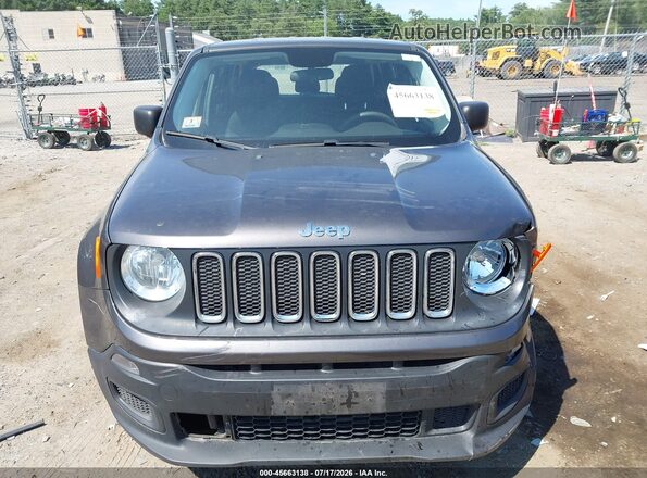 ZACCJBAB0HPF46356 2017 JEEP RENEGADE Gray Widok deski rozdzielczej