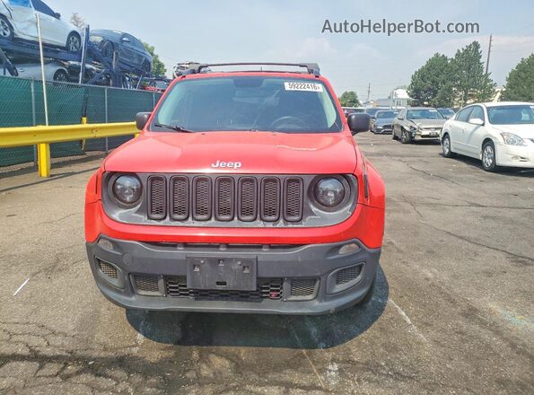 ZACCJBAB0HPG03784 2017 JEEP RENEGADE Red Vista frontal