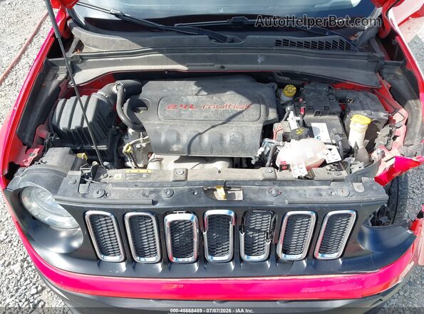 ZACCJBAB1HPF38699 2017 JEEP RENEGADE Красный Вид сзади