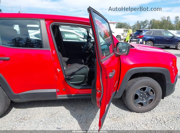 ZACCJBAB1HPF38699 2017 JEEP RENEGADE Красный Вид салона спереди