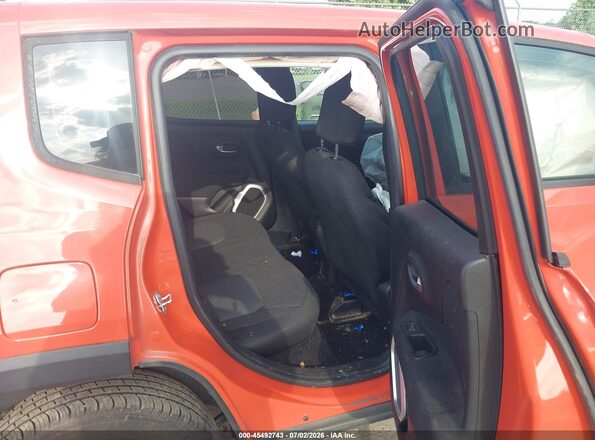 ZACCJBAB1JPH28668 2018 JEEP RENEGADE Orange Vista de la etiqueta del VIN