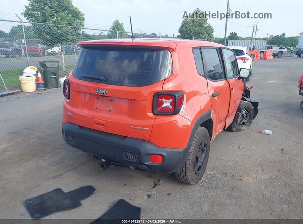 ZACCJBAB1JPH28668 2018 JEEP RENEGADE Orange Trasero derecho