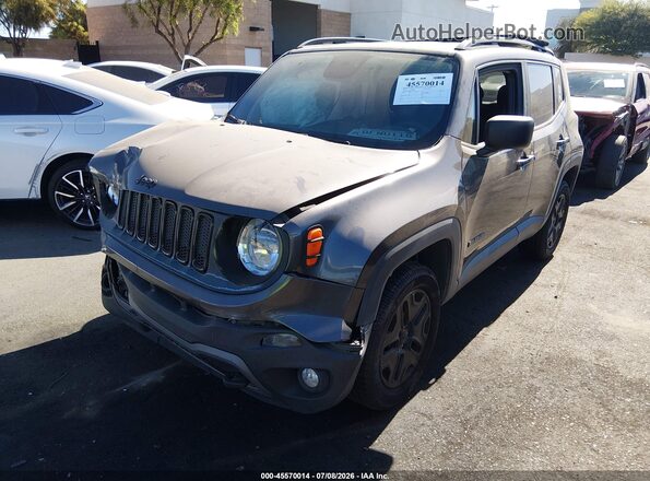 ZACCJBAB1JPH82231 2018 JEEP RENEGADE Gray Przód lewy
