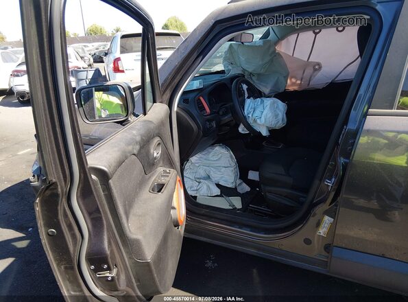 ZACCJBAB1JPH82231 2018 JEEP RENEGADE Gray Widok wnętrza z przodu