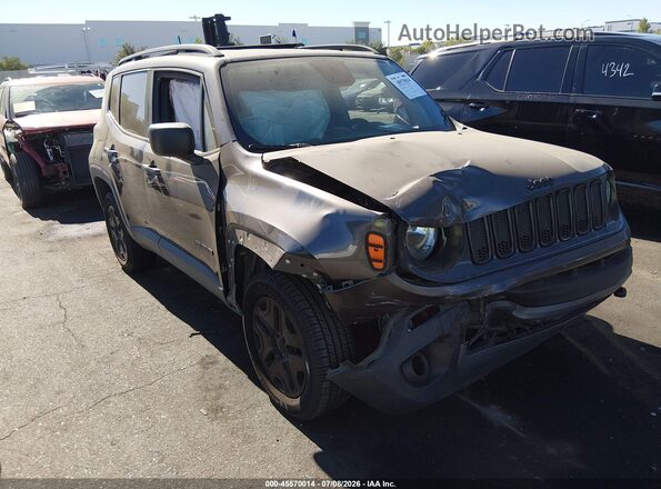ZACCJBAB1JPH82231 2018 JEEP RENEGADE Gray Widok z przodu