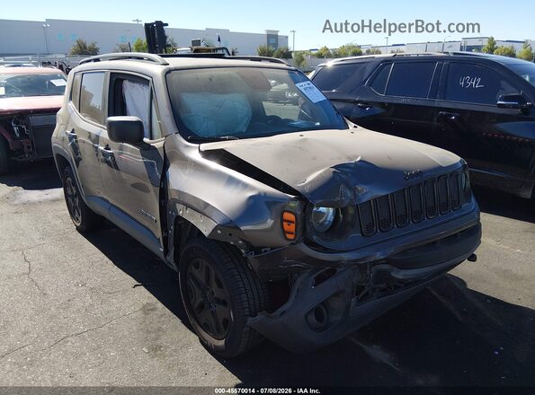 ZACCJBAB1JPH82231 2018 JEEP RENEGADE Gray Widok wnętrza z tyłu