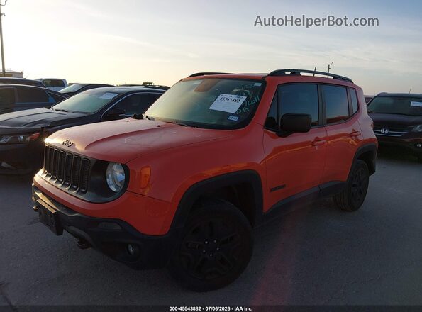 ZACCJBAB1JPJ00722 2018 JEEP RENEGADE Orange Przód lewy